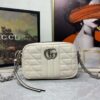 MINI GG MARMONT SHOULDER BAG WHITE