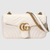 GG MARMONT SMALL SHOULDER BAG WHITE