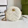 OPHIDIA MINI GG ROUND SHOULDER BAG WHITE